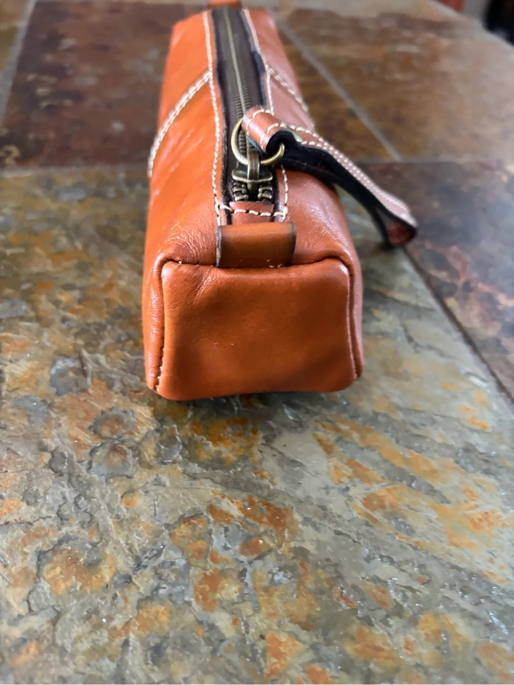 Patricia Nash Leather Oblong Wristlet